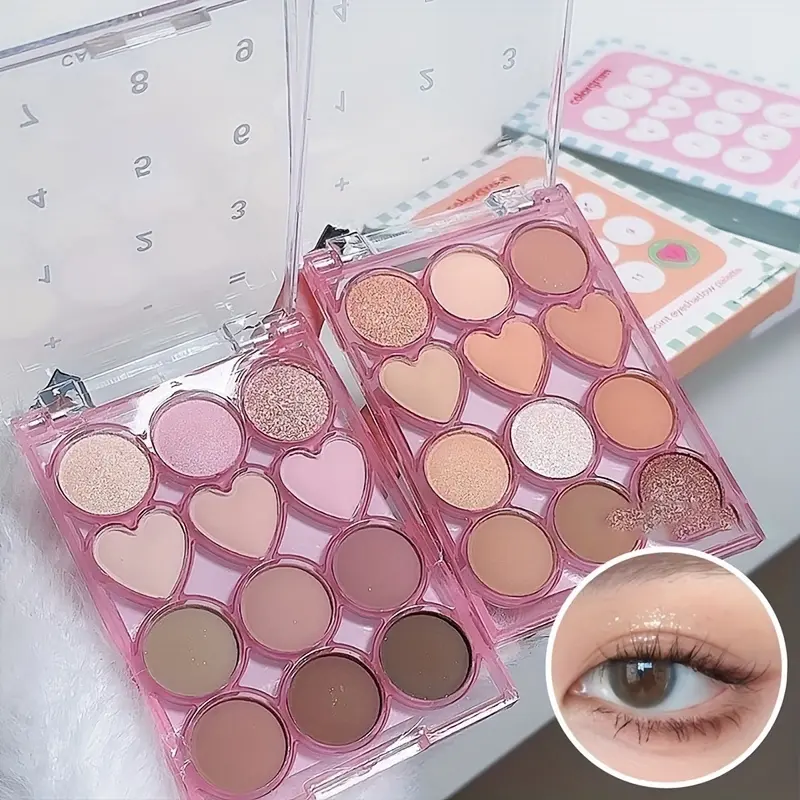 Add Add Subtract Subtract twelve-color eyeshadow palette, natural color development, delicate and smooth eyeshadow palette and b