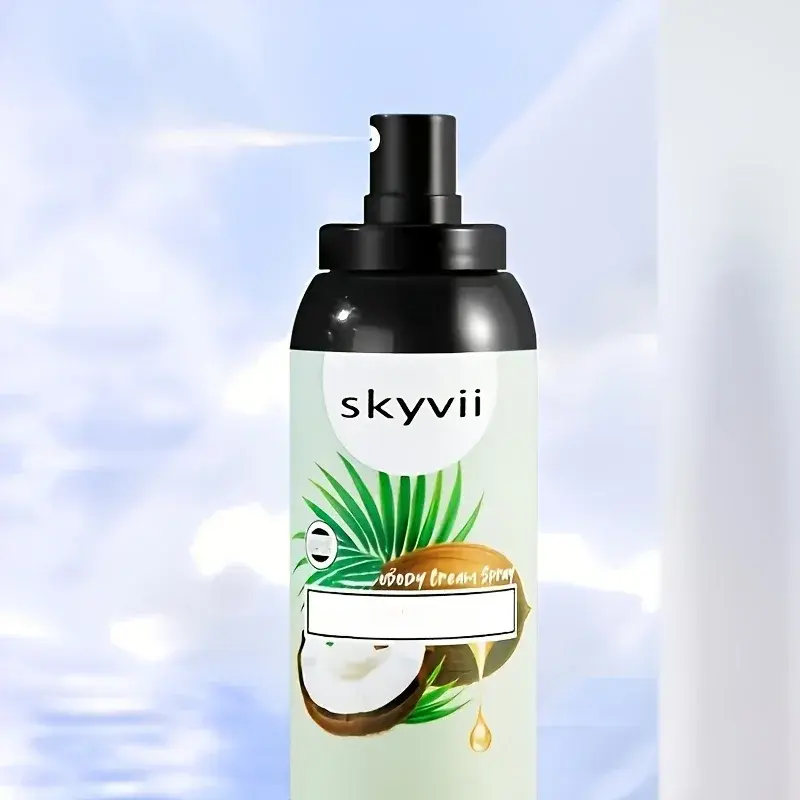 120ML Peach/ Coconut Body Lotion Spray - Light Fragrance Moisturizing Nourishing Body Skin Care