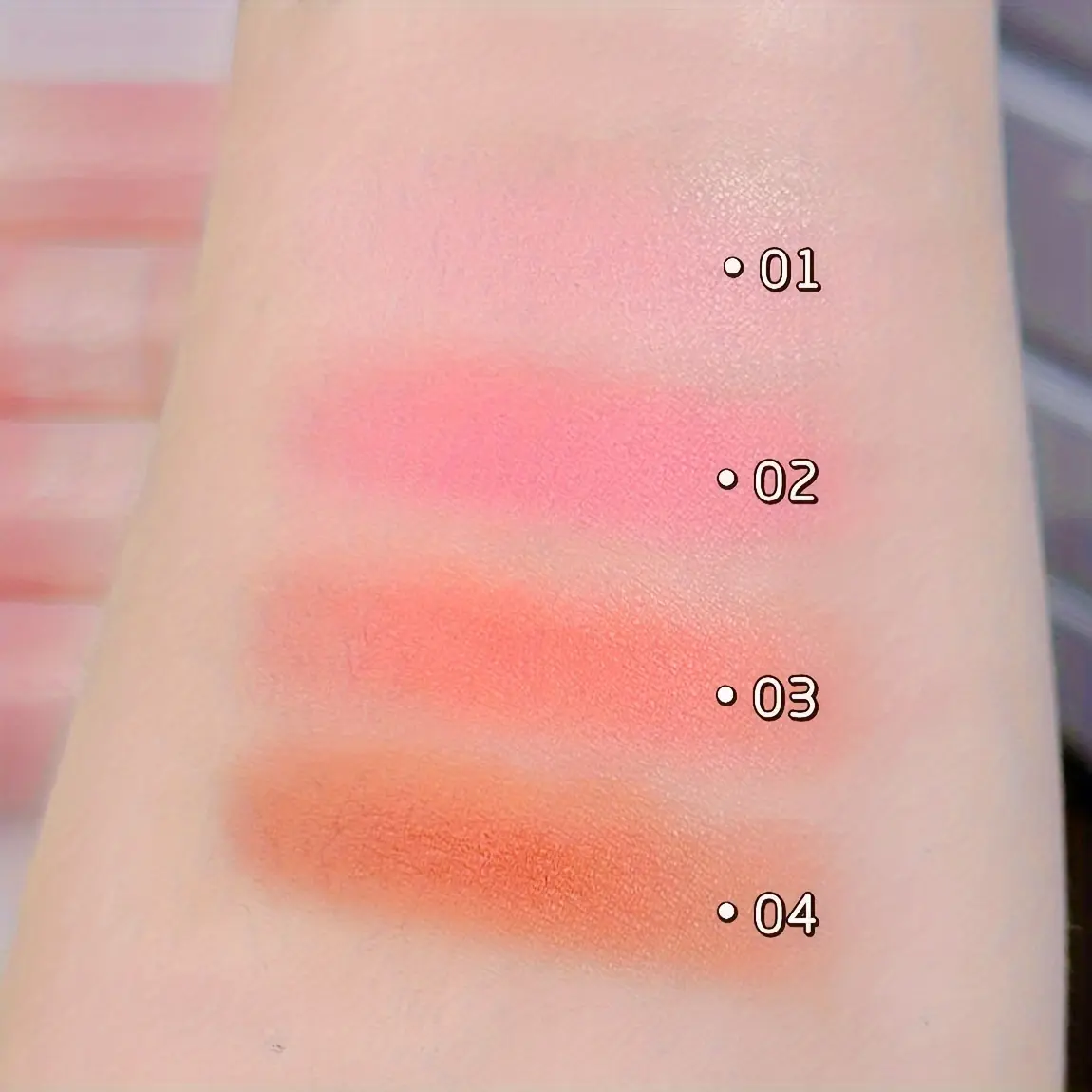 Double-ended Blush Stick Soft Face Brightening Contouring Shadow Blusher Powder Peach Pink Cheek Tint Korean Makeup Cosmetics