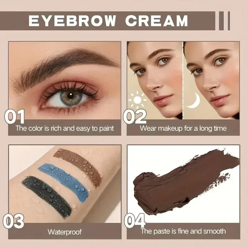 Waterproof Blue Black Smoky Eyes Eyeliner Pencil - Quick-Drying Matte Lipstick Eyeliner Gel Pen for Long-Lasting Makeup