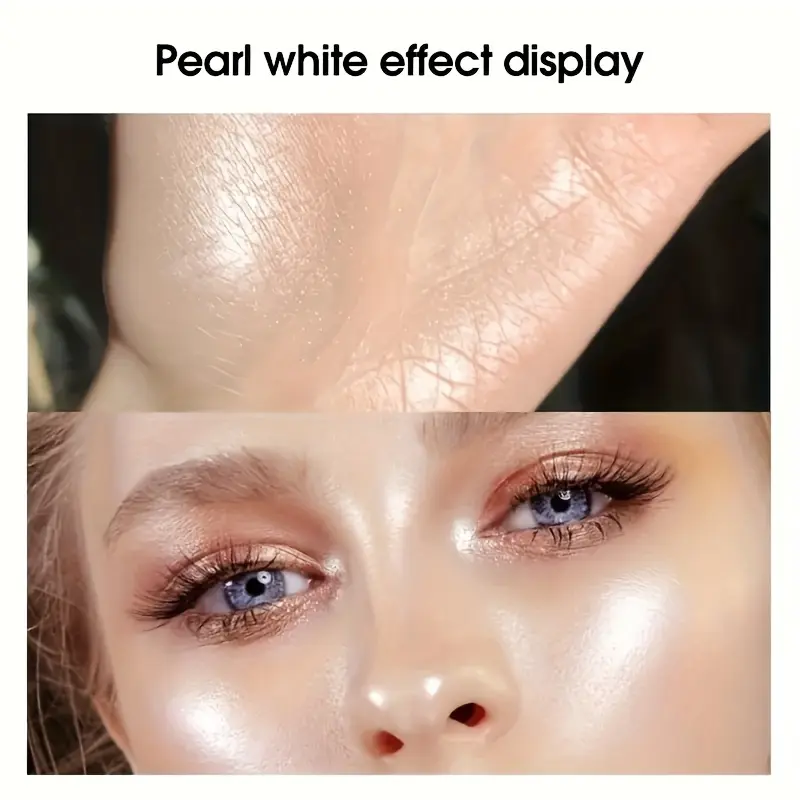 Waterproof Shimmer Highlighter Pencil Smudge-Proof under Eye Brightener Sparkly Aegyosal Stick for Natural Eye Bags & Glitter