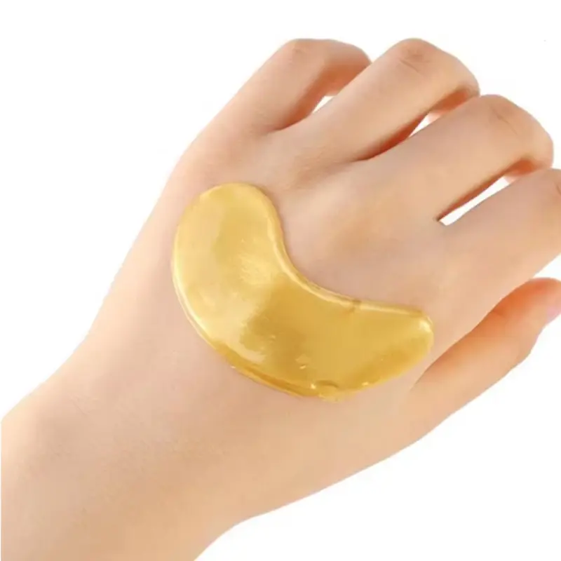 10PCS Crystal Gold Collagen Eye Masks Anti-Aging Dark Circles Under-Eye Bags Moisturizing Patches for Skin Care