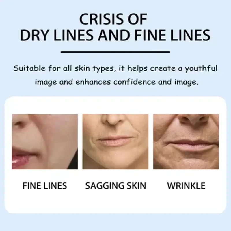 5PCS/SET Collagen Anti-Wrinkle Skin Care Patches Nasolabial Line Repair Firming Face Mask Gel Stickers for Anti-Aging