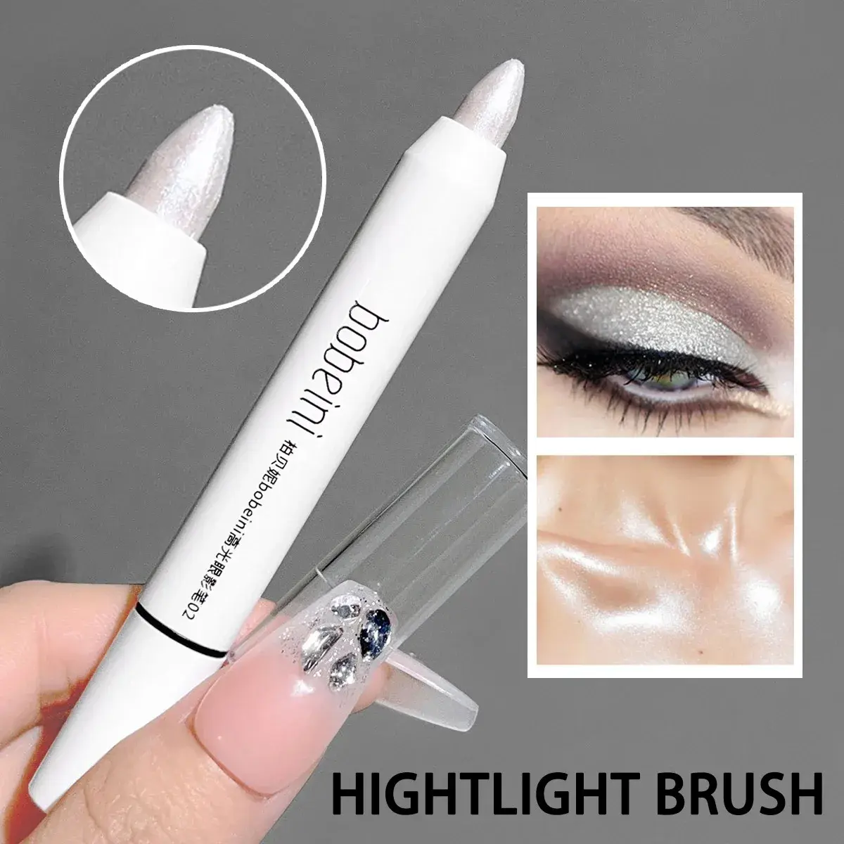 Long-Lasting Pearlescent Highlighter Eye Makeup Silkworm Pen Burst Eyeshadow Pencil Brightening Cosmetic Stick for Makeup Artist