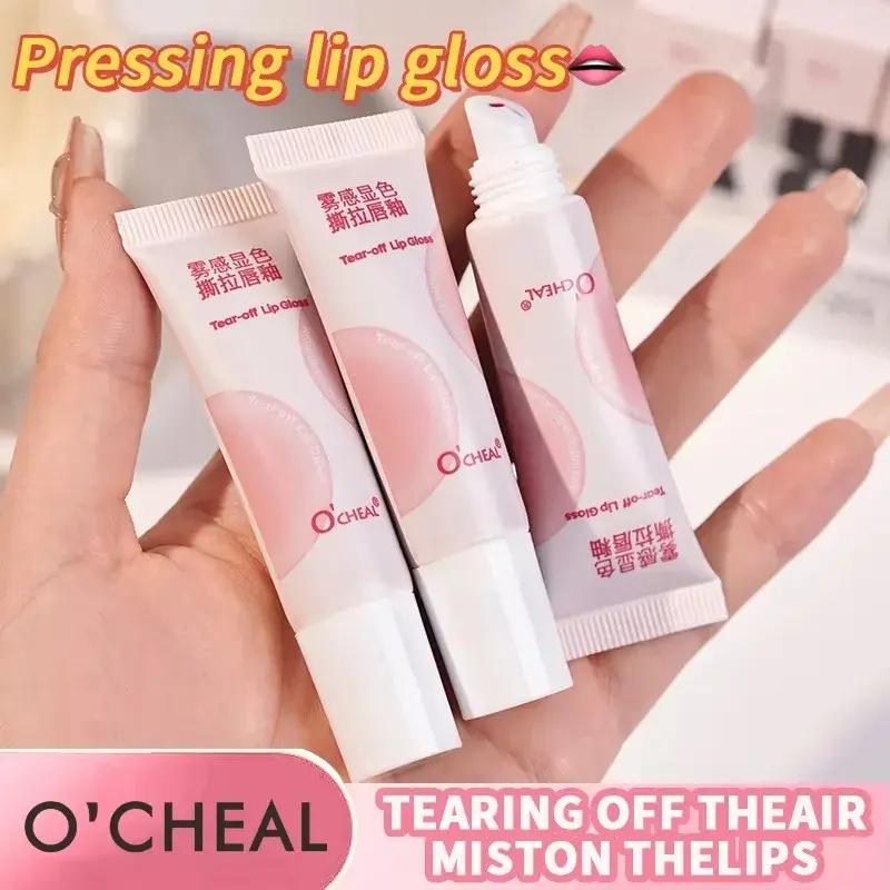 O'CHEAL Velvet Lip Tint Transfer-Proof Long-Lasting Non-Drying Smudge-Proof Watery Glossy Stain No Feathering 12H Wear