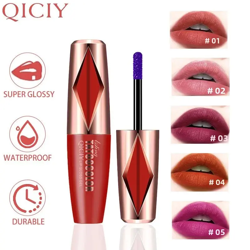 Matte Peel-off Lipstick - Long-Lasting Waterproof Natural Moisturizing Highly Pigmented Transfer-proof Makeup for Women