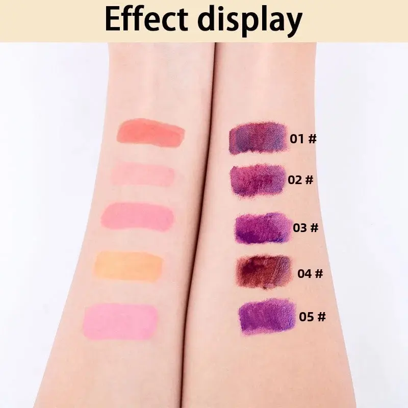Matte Peel-off Lipstick - Long-Lasting Waterproof Natural Moisturizing Highly Pigmented Transfer-proof Makeup for Women