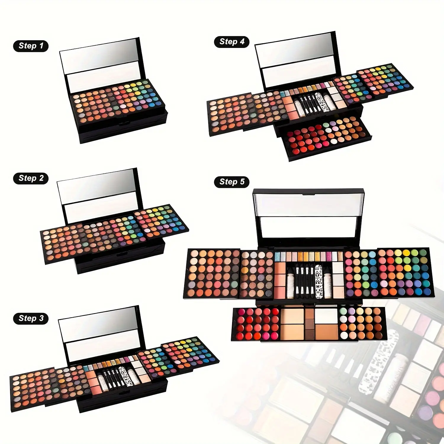 120 Colors Matte Eyeshadow Palette Professional Eyeshadow Palettes for Makeup Artists And Beauty Bloggers