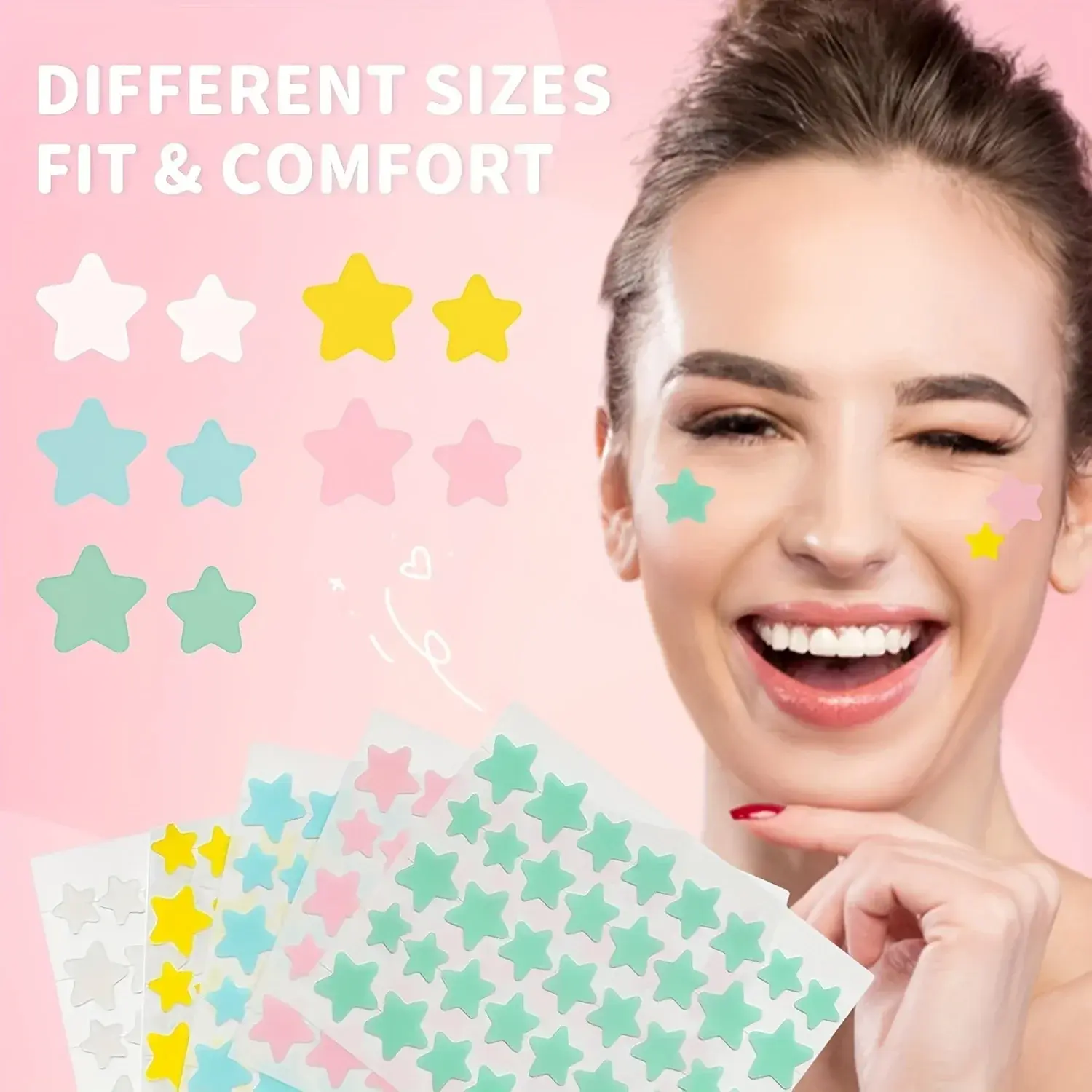 200Pcs Acne Pimple Patch Stickers Waterproof Treatment Blemish Spot Remover Facial Mask Skin Care Tool for Hidden Pimples