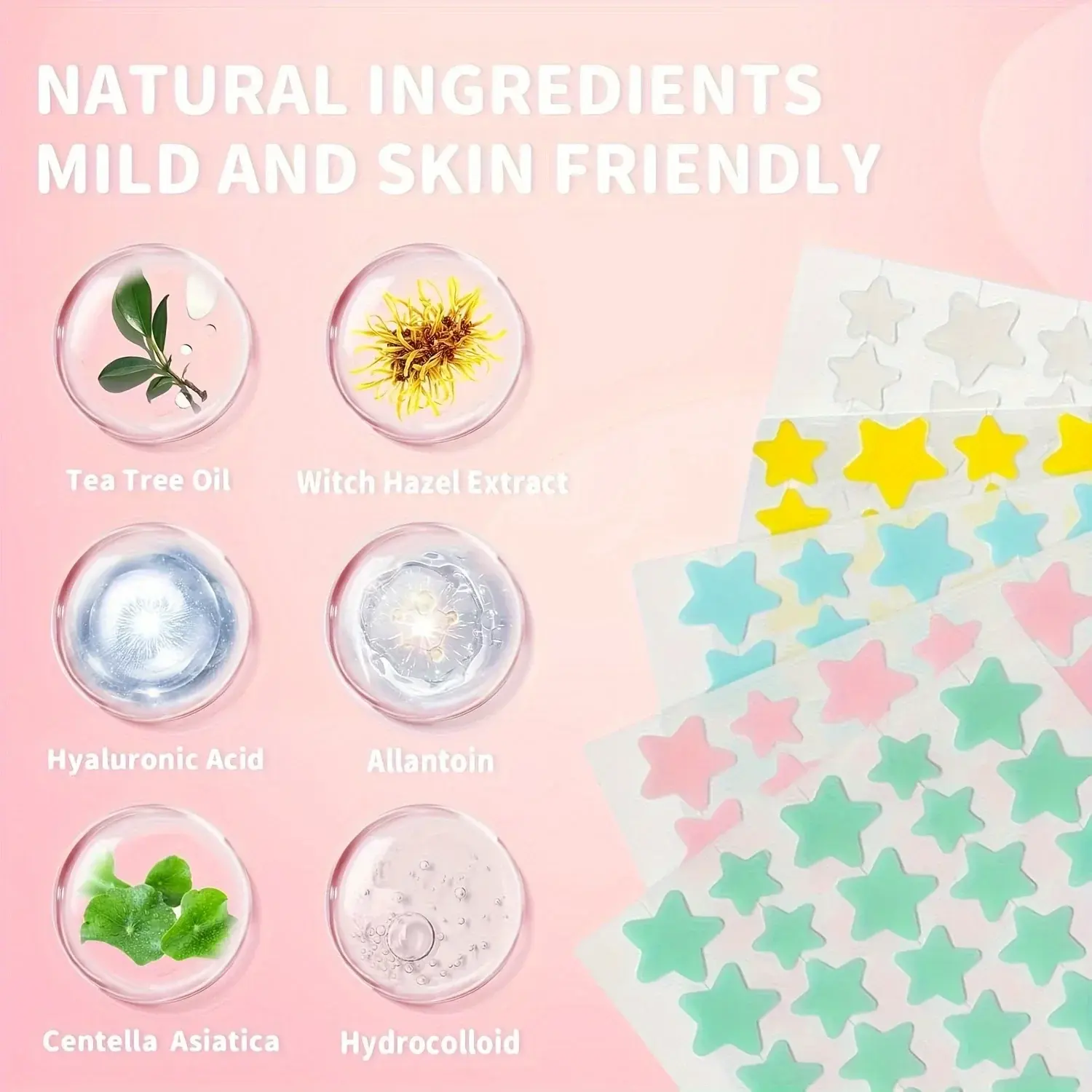 200Pcs Acne Pimple Patch Stickers Waterproof Treatment Blemish Spot Remover Facial Mask Skin Care Tool for Hidden Pimples