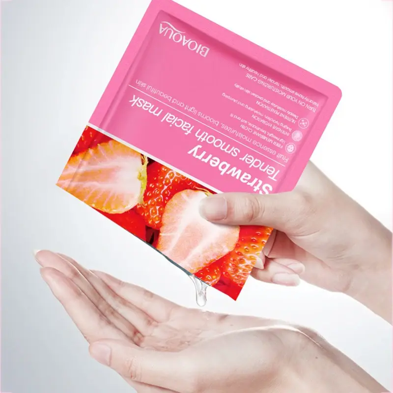 8/12PCS Natural Plant-Based Face Masks Korean Skincare Moisturizing Firming Hydrating Facial Treatments for Beauty Care