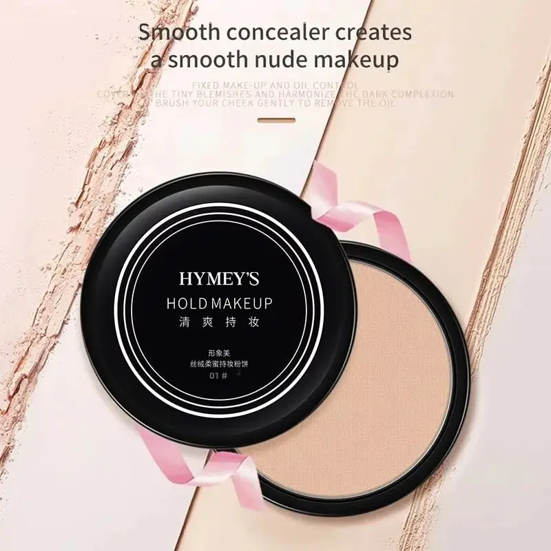 3 Colors Make Up Face Powder Brighten Oil-control Waterproof Nude Makeup Pressed Powder Foundation Makeup Base Cosmetics