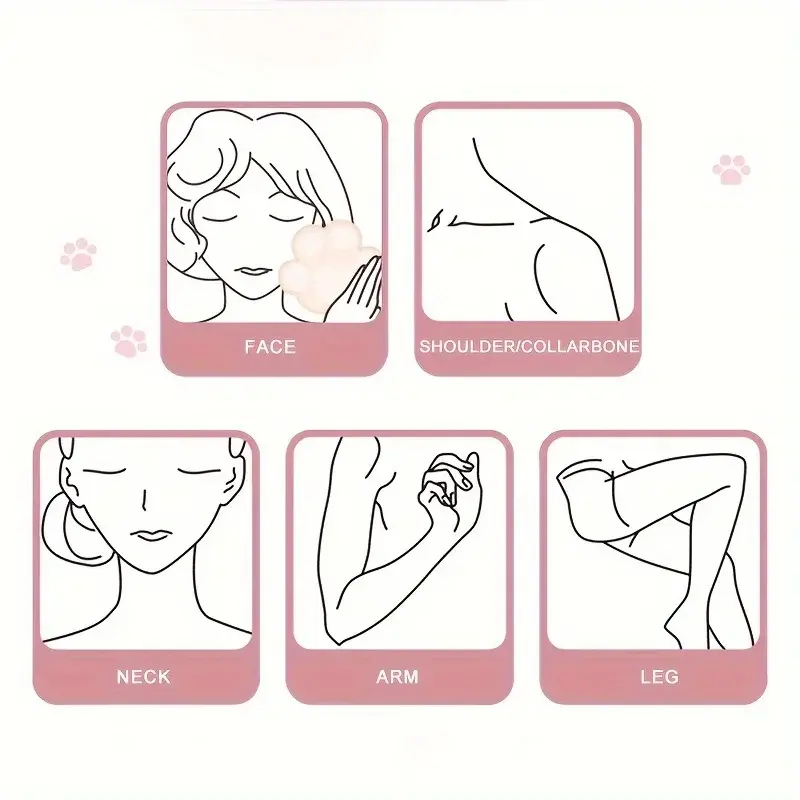 Natural Love Shiny Highlighter Powder Ball Brightening Body Makeup for Women Easter Beauty Essentials