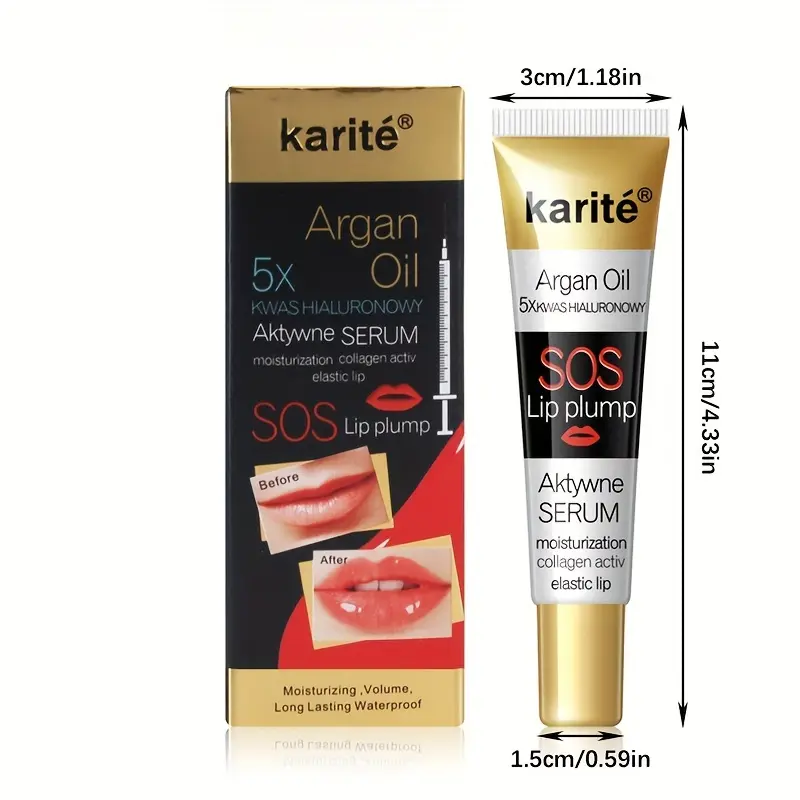 Extreme Volume Lasting Moisturizing Lip Plumping Gloss - Nutritious Mineral Oil Formula Lip Enhancer Liquid Makeup Fuller Lips