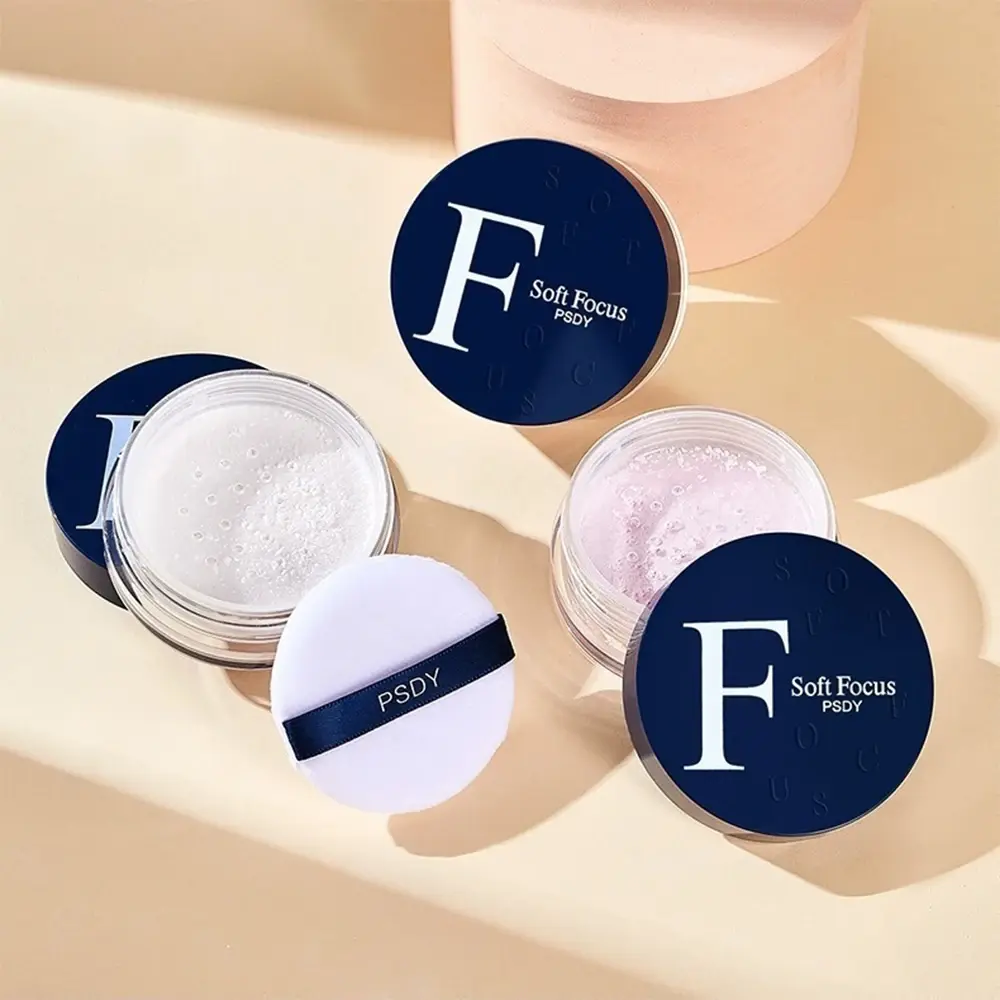 80% Mineral-Based Oil-Control Setting Powder 2 Colors Mattifying Long-Lasting Waterproof Sweatproof Makeup Finish