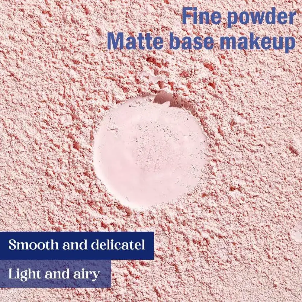 80% Mineral-Based Oil-Control Setting Powder 2 Colors Mattifying Long-Lasting Waterproof Sweatproof Makeup Finish