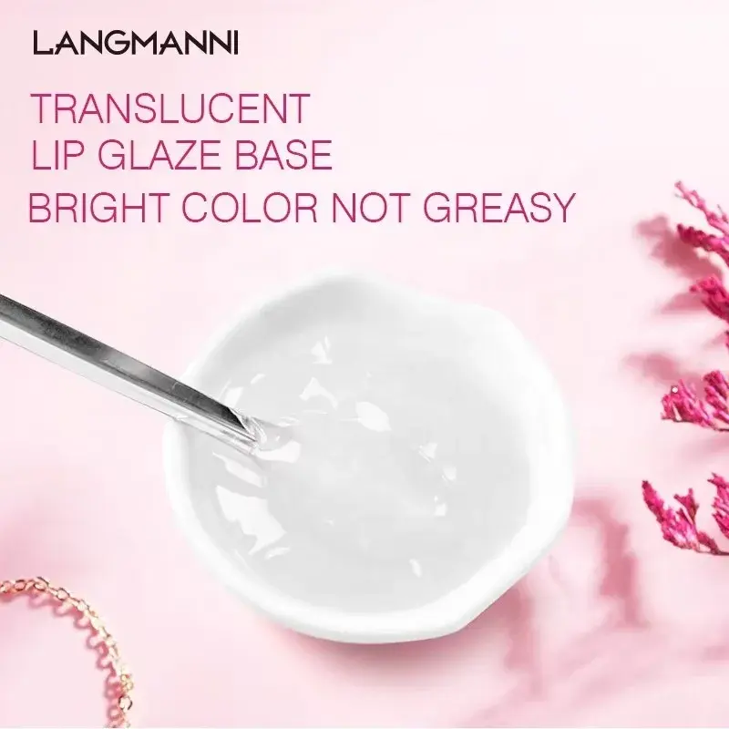 DIY Clear Lip Gloss Base Oil 20/50ML Non-Stick Moisturizing Handmade Gel Lipstick Material for Makeup