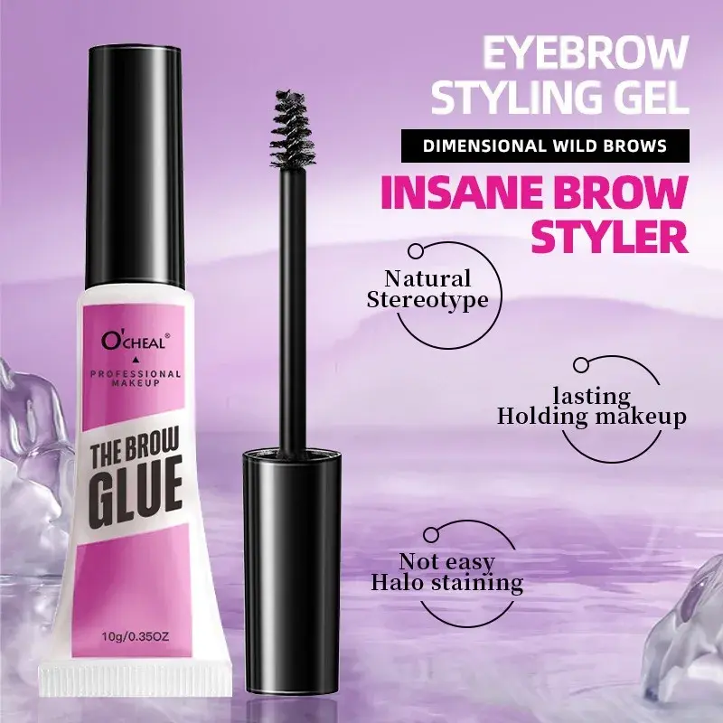 O'CHEAL Transparent Waterproof Eyebrow Shaping Gel - Natural Long-Lasting 3D Eyebrow Gel for Perfect Brows