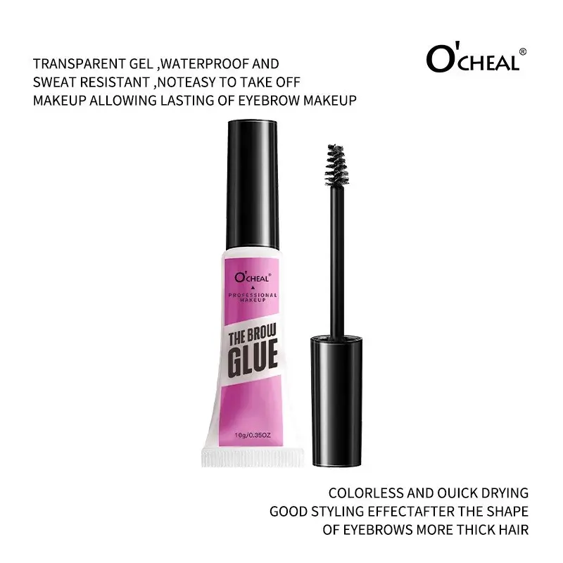 O'CHEAL Transparent Waterproof Eyebrow Shaping Gel - Natural Long-Lasting 3D Eyebrow Gel for Perfect Brows
