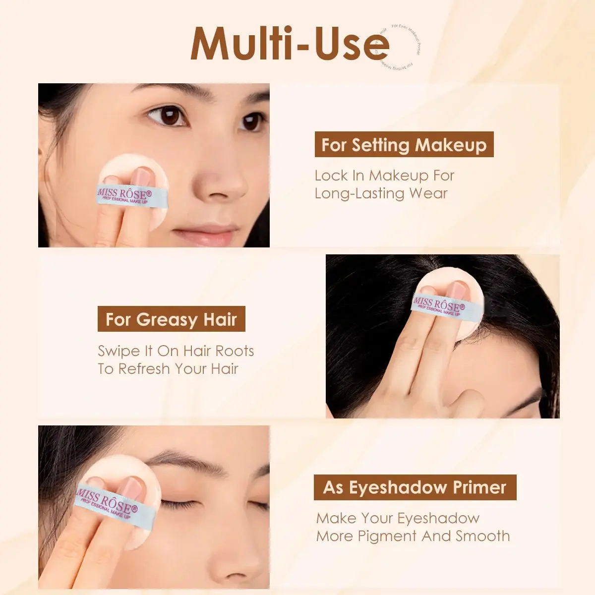 Translucent Waterproof Loose Setting Powder Natural Soft Oil Control Face Makeup Powder for Long-lasting Finish