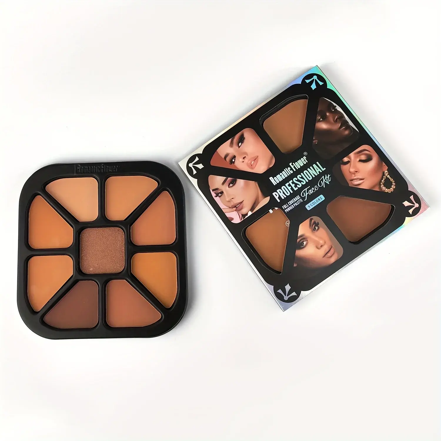 9 Colors Finishing Powder Palette Matte Natural Highlighting Fixing Waterproof Sweatproof Concealer Beauty Cosmetics For Women