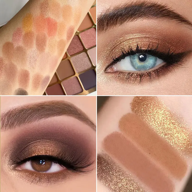 40 Color Eyeshadow Palette - Matte Shimmer & Glitter Nude Highlighter Long Lasting 24H Waterproof Smudge-Proof Makeup Kit