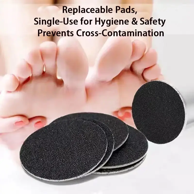 Electric Callus Remover - Professional Foot File & Pedicure Tool for Dead Skin & Cracked Heels Includes 60 Replacement Sandpaper