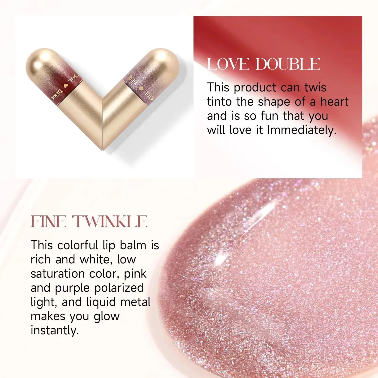Hydrating Plumping High-Shine Lip Oil Mirror Gloss for Moisturized Luscious Lips Long-Lasting Comfortable Wear Lip Care