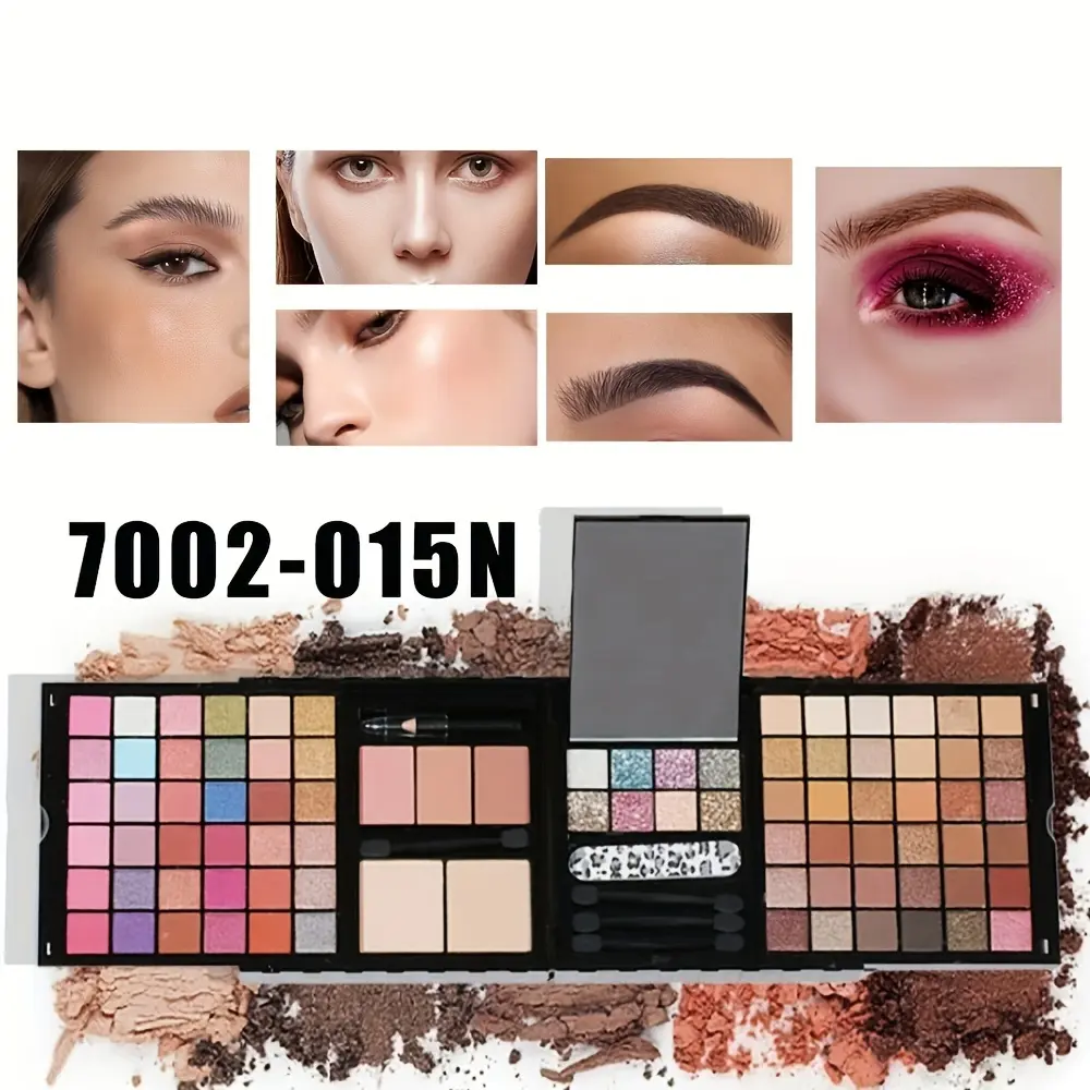 Makeup Palette Blush Contour Glitter  Natural Dimensional Matte Shimmer Portable Eye Shadow Palette For Easter Mother 's Day