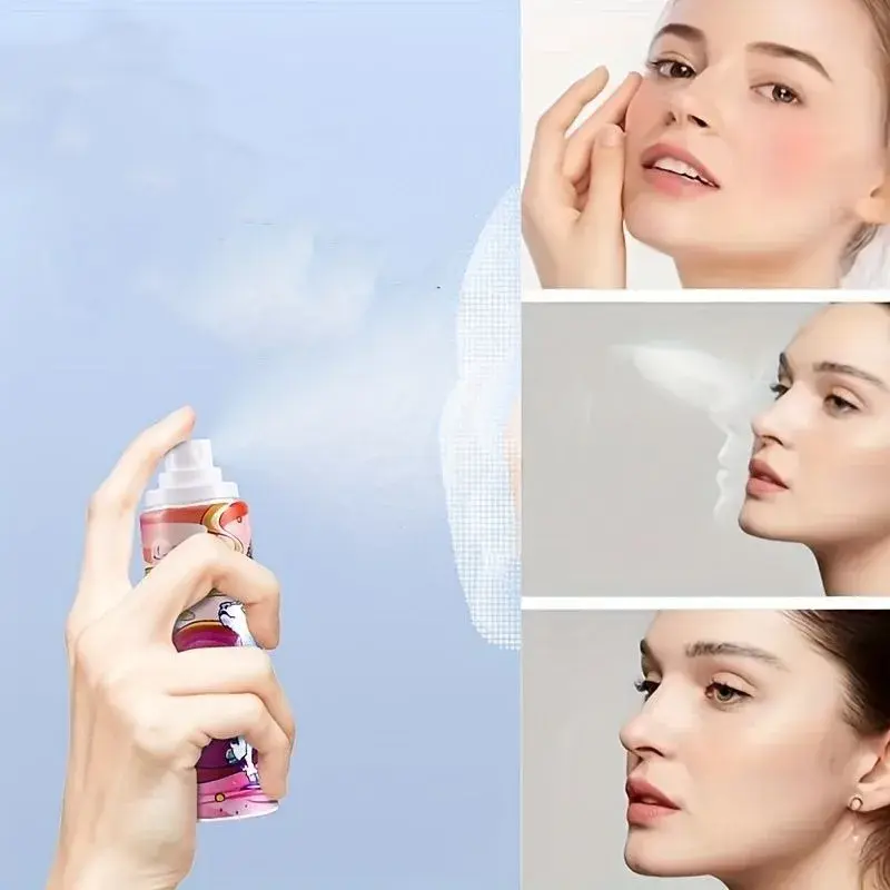 Ultra-Fine Mist Instant Set All-Day Dew Hydrating Glow Shield Makeup Locking Spray for Fresh Look