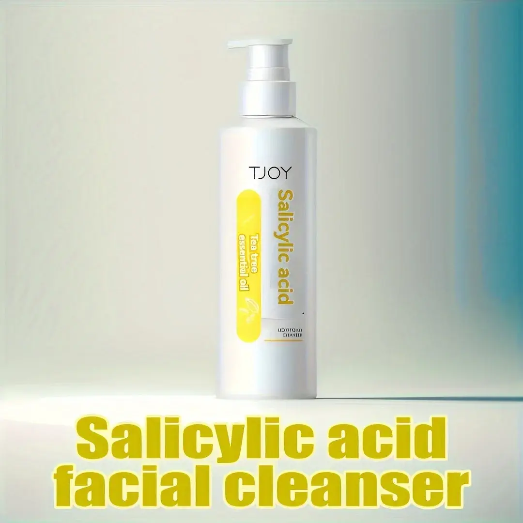 200ML Salicylic Acid Foam Cleanser for Oily Skin - Rich Lather Deep Clean Non-Drying Refreshing Hydrating Jumbo Size