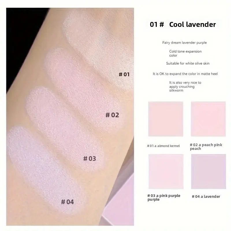 Four Color Peach Cream Blush Palette Nude Apricot Cheek Contour Brightening Makeup Blusher Rouge Cheek Tint for Cosmetics
