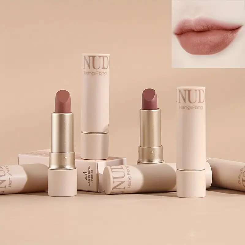 Matte Velvet Liquid Lipstick - Lightweight, Long-Lasting, Waterproof, Non-Stick Cup, Moisturizing, Highly Pigmented, Brightening