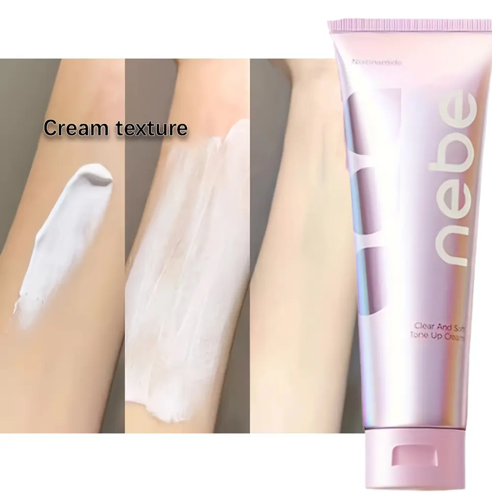 nebe Body Foundation Cream Whitening Moisturizer W/ Niacinamide, Natural Cover for Neck/Legs Wedding Long Lasting No Need Remove