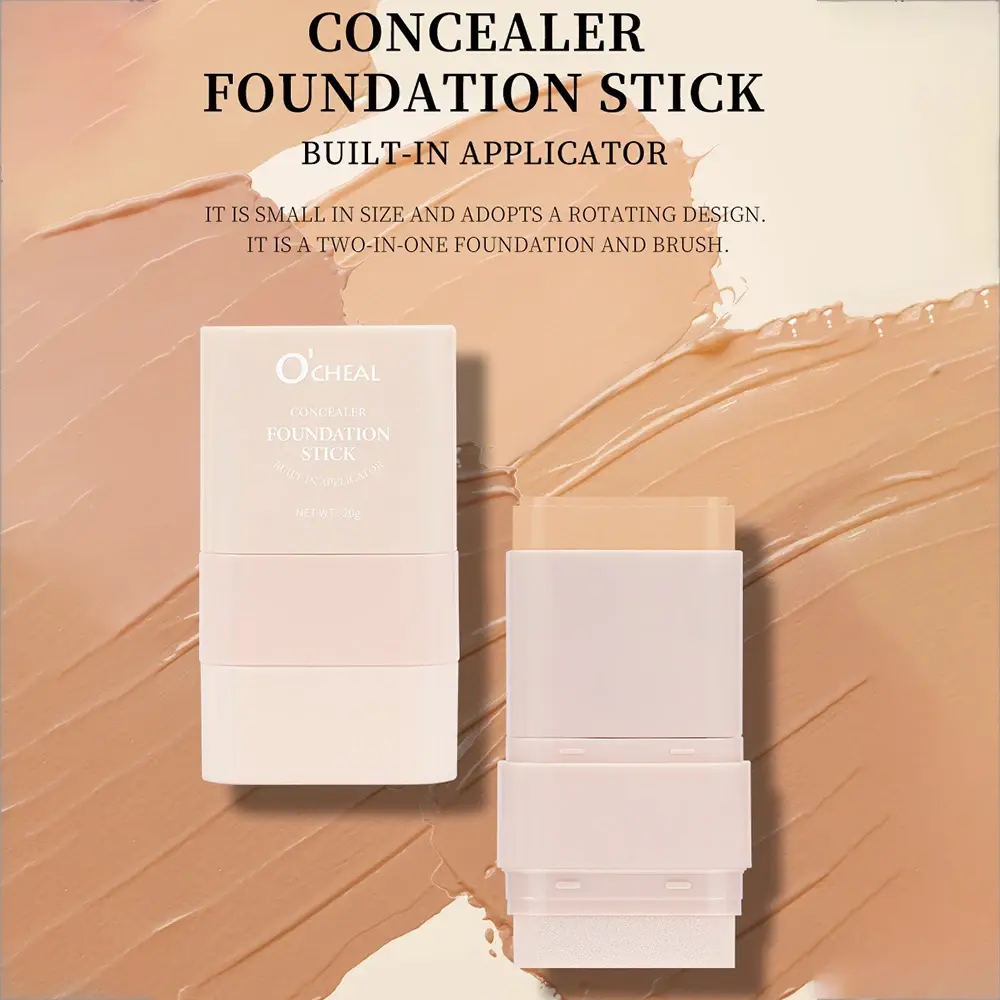 Velvet Moist Light Concealer Eraser Foundation Stick - Long-Lasting Flawless Liquid Makeup Face Beauty Cosmetics