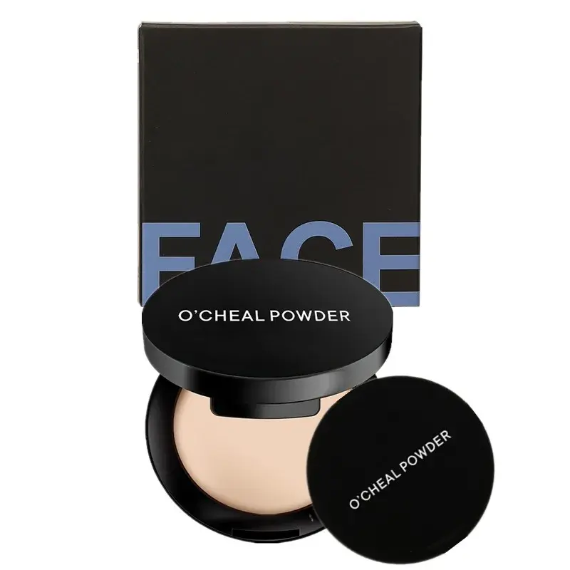 3 Colors Matte Concealer Pressed Powder Oil Control Smoothing Finishing Long-Lasting Natural Coverage Portable for Women Girl