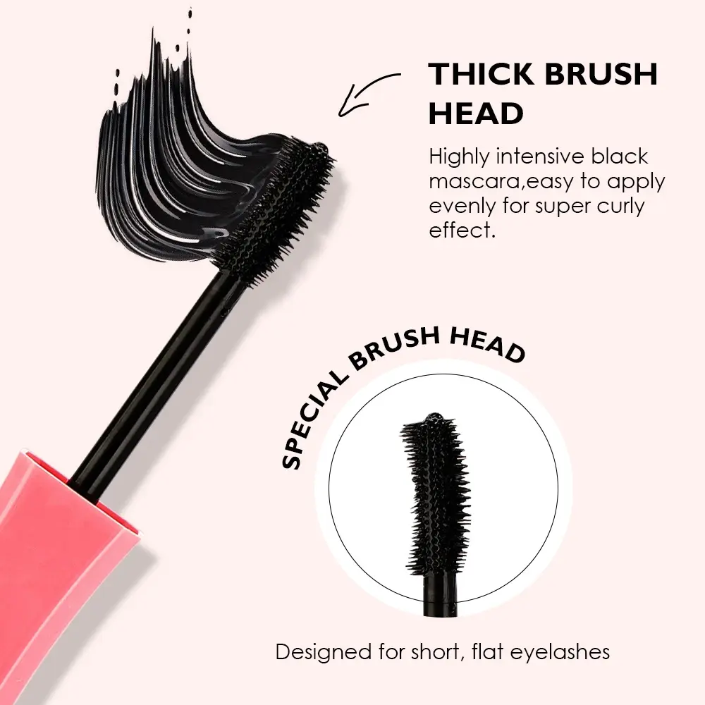 24-hour Waterproof Mascara Smudge-Proof Formula for Smooth Application Ideal for Sensitive Eyes Long-lasting for Extended Events
