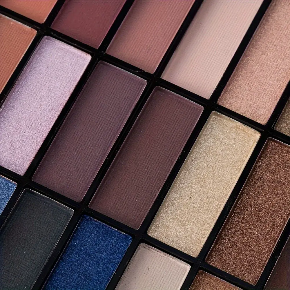 39 Colors Eyeshadow Palette Professional Matte Shimmer Sequin Fine Flash Waterproof Long-Lasting for Stage Performance