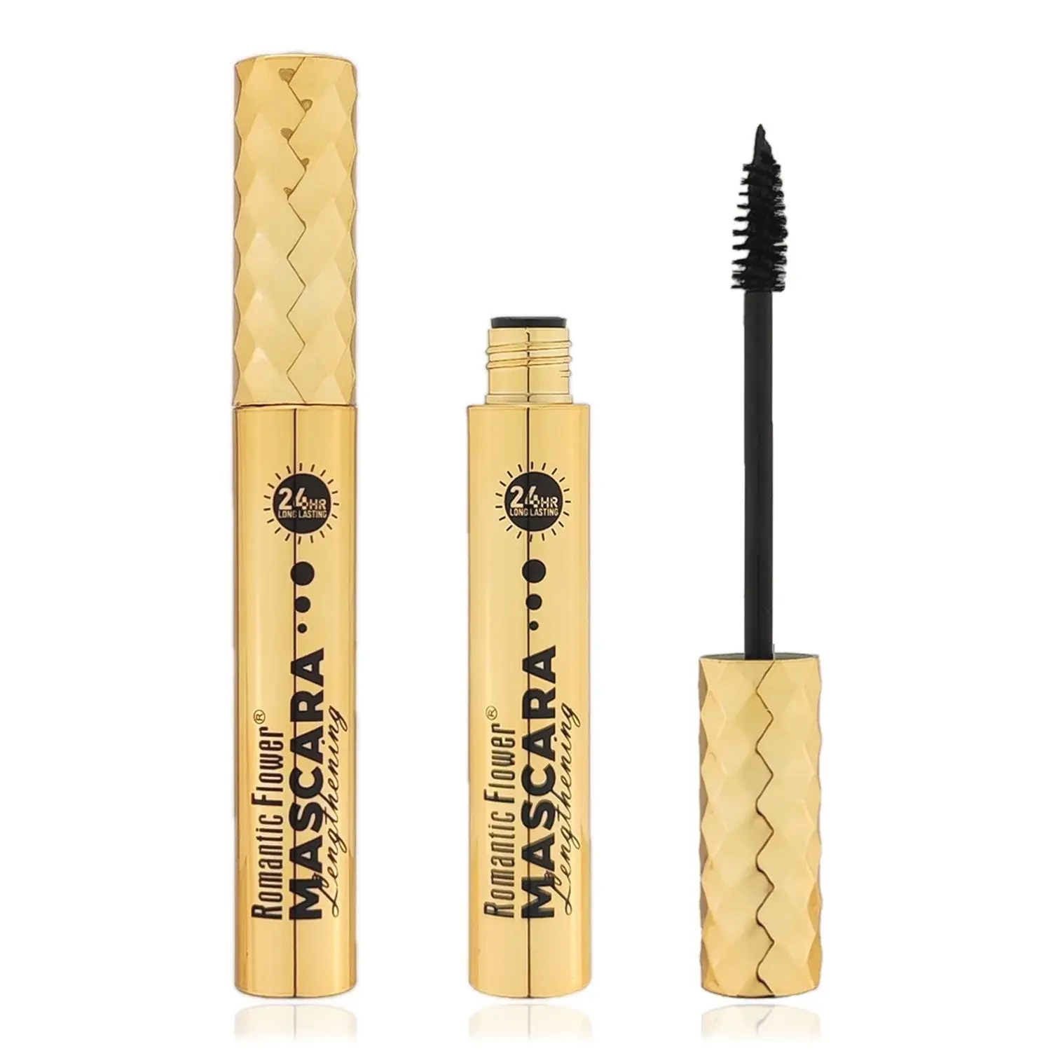 3 PCS Black Liquid Fiber Mascara Waterproof Thickening Lengthening Curling Silky Eye Makeup Fiber Enhance Lash Mascara