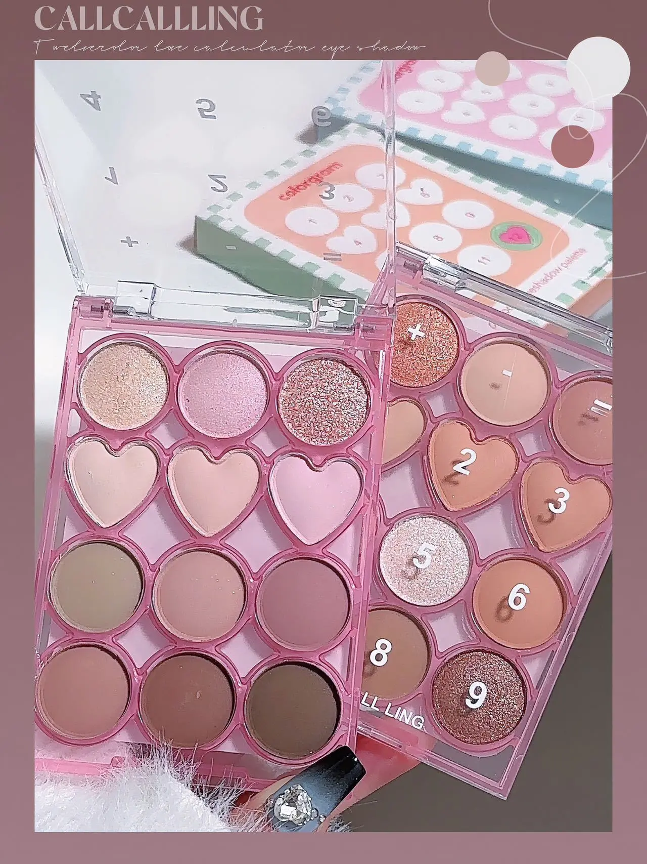 12-Color Nude Eyeshadow Palette Korean-Style Soft Glam Multifunctional Matte Shimmer Low-Saturation Morandi Tones For Girl/Women