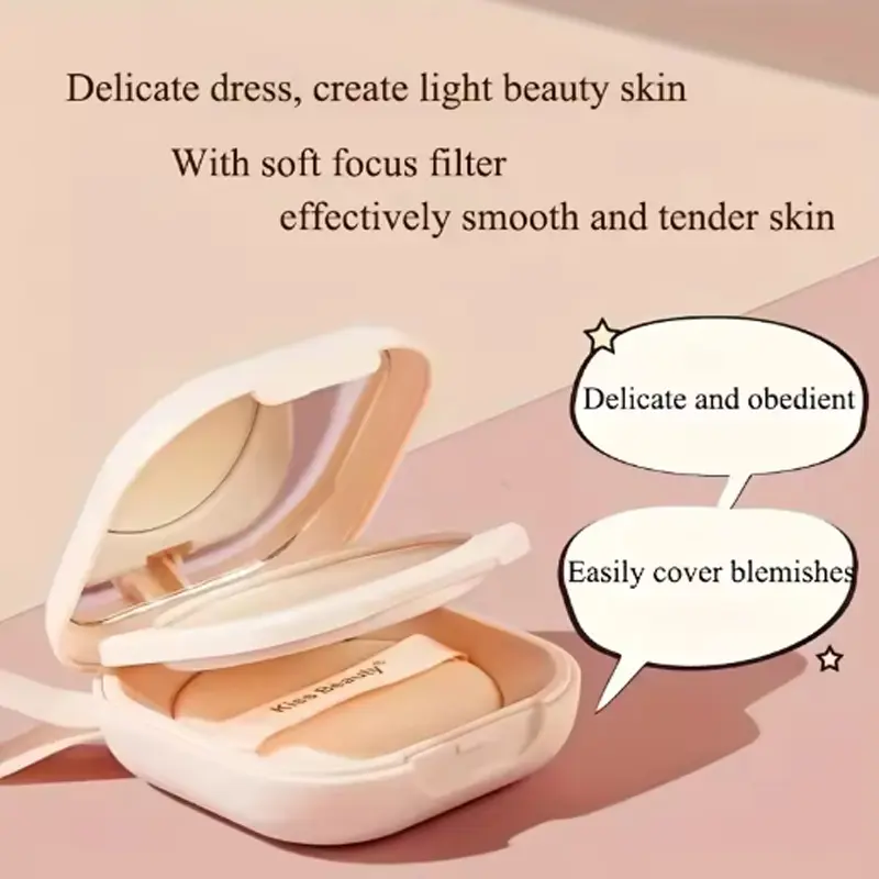 Transparent natural/Matte Focus Soft Translucent Pressed Powder for Women Long-lasting Natural Look Finishing Makeup Foundation