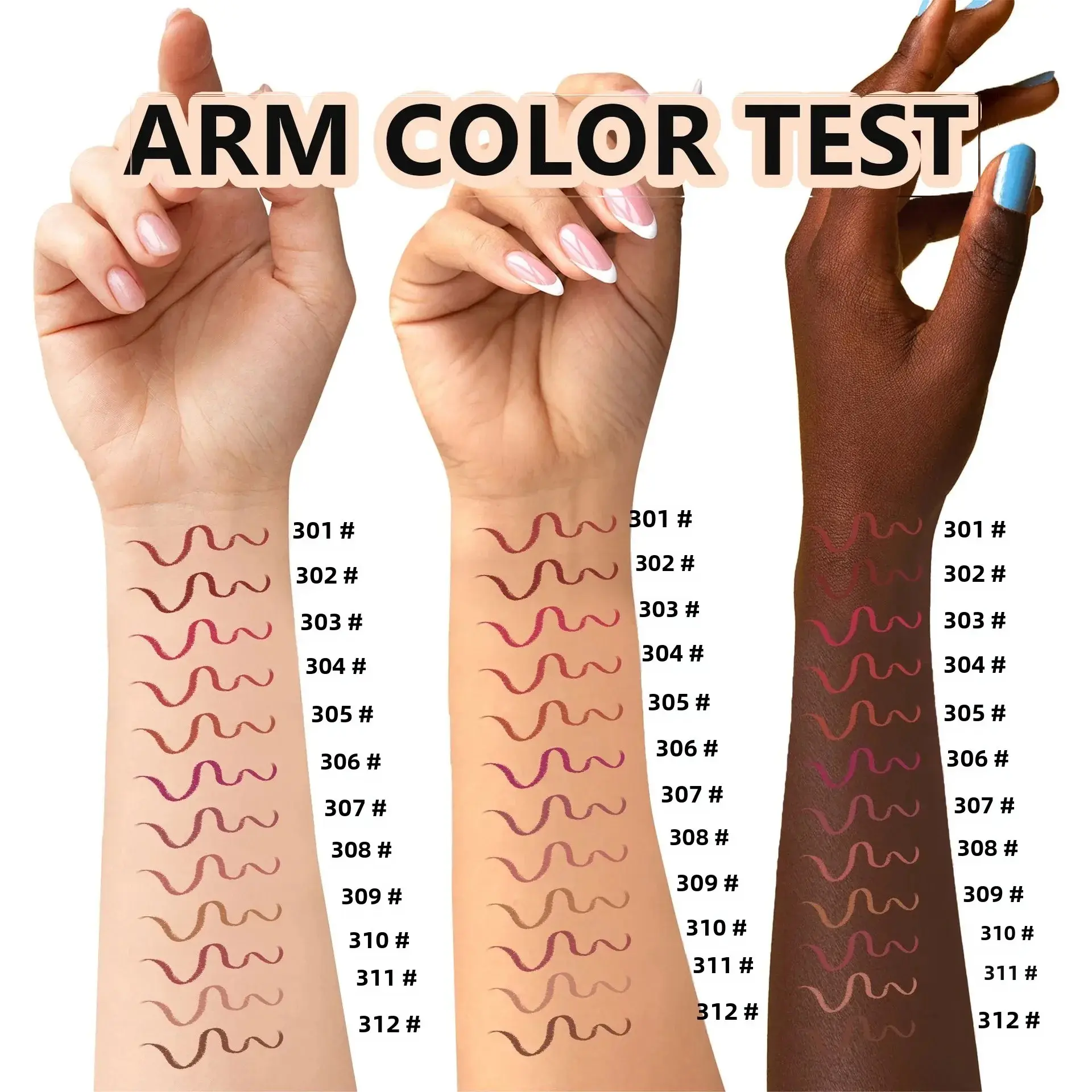 12pcs Nude Lip Liner Set Long-Lasting Waterproof Sexy Lip Plumpers Brown Lip Liner for Perfect Makeup Application