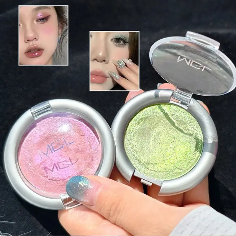5 Color iamond Dust Highlighter Light Eye Shadow Mashed Potato High Gloss Paste Pearlescent Fine Flash Brightening Beauty Makeup