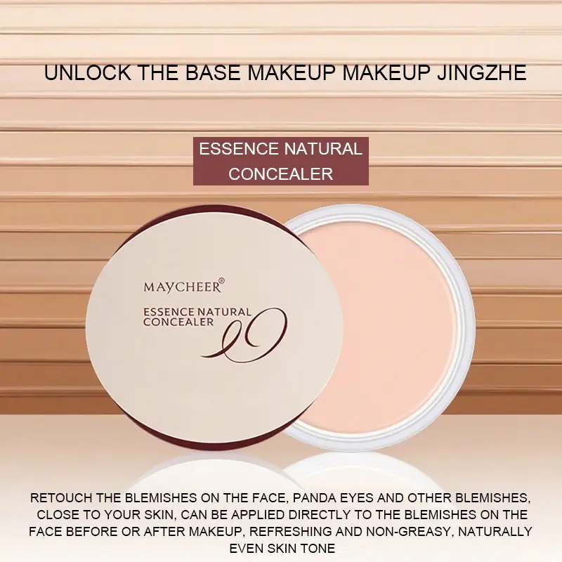 4Color Waterproof Full Coverage Concealer for Tattoos Scars Acne Marks Dark Circles Natural Finish Foundation for All Skin Tones