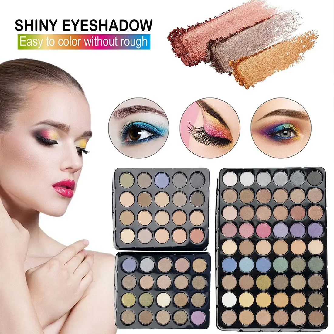 127pcs Professional Makeup Kit for Women Portable All-In-One Cosmetics Set Silvery Gift Box Ideal for Mother's Day