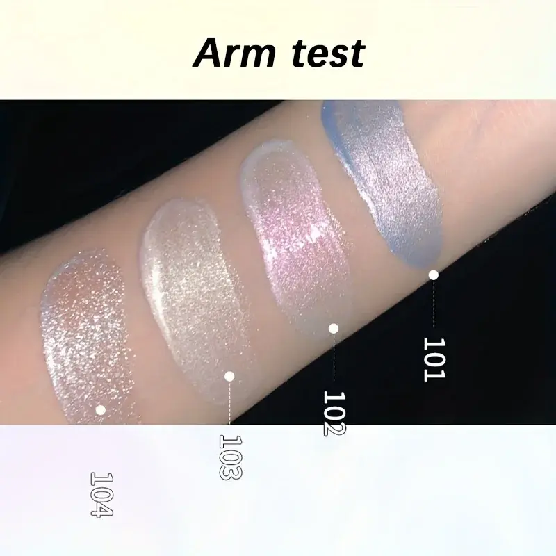 Liquid Highlighter Natural Shimmer Contour Bronzer Moisturizing Water Light Brightening Highlight Face Body Clavicle Highlight