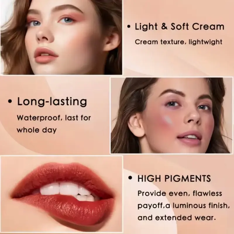 12 Color Lip Gloss Palette Moisturizing Waterproof Lipstick Cosmetic Set for Women Valentine's Day Makeup Gift