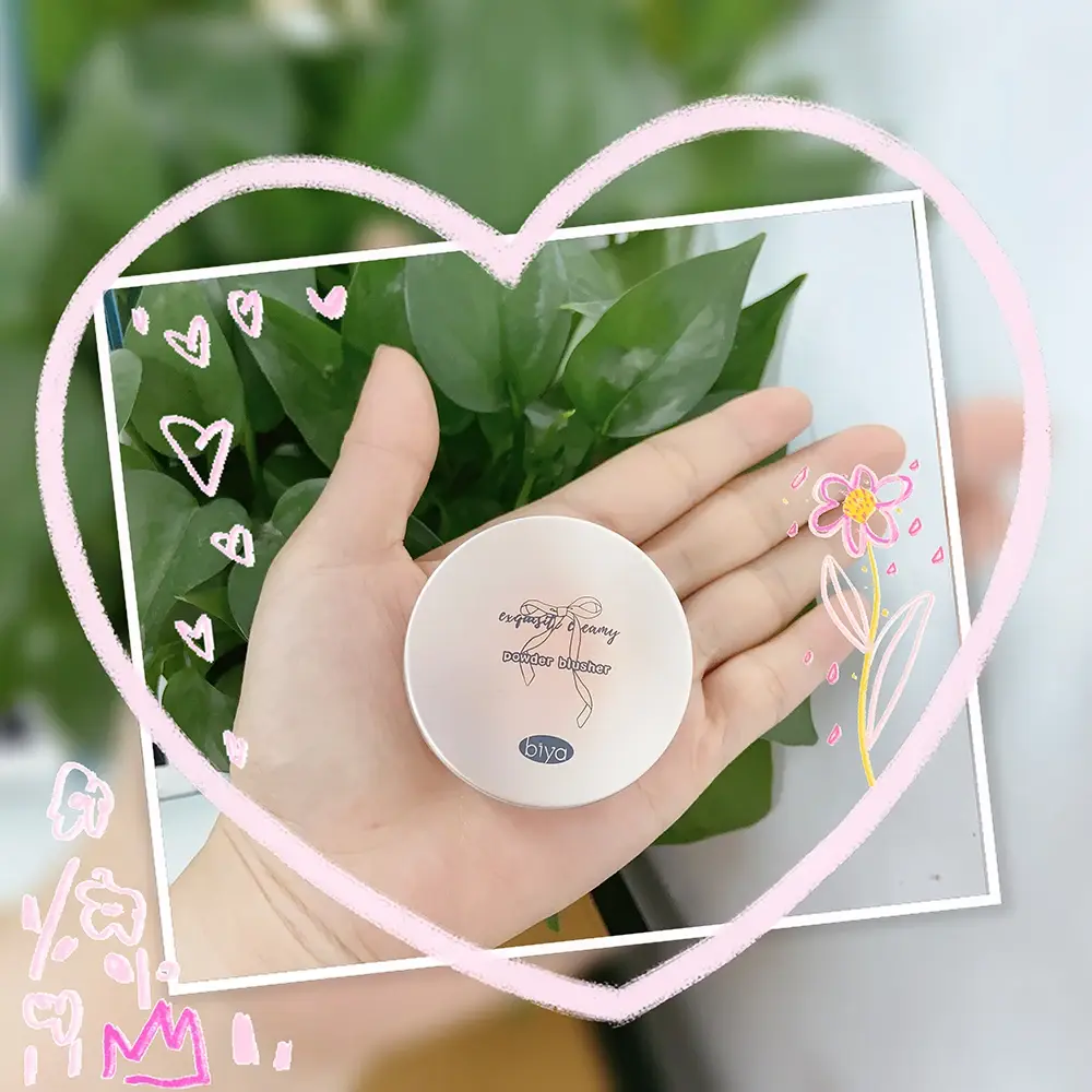 Sweet Color Translucent Air Cushion Blush Pink Powder for Young Girls Korean Vitality Complexion Improvement Tender Makeup