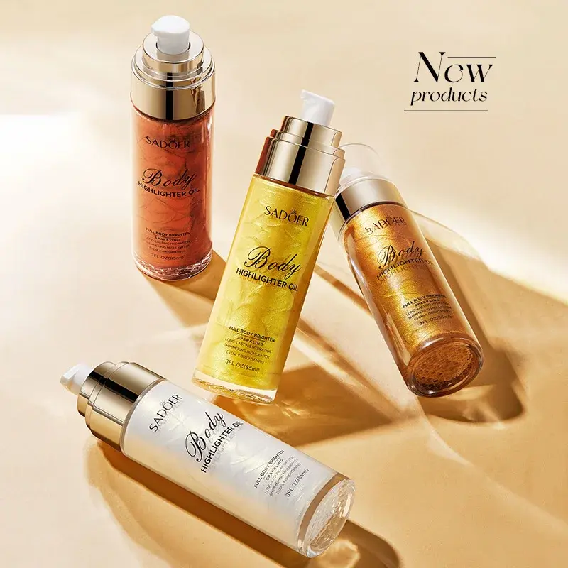 1PC Body Shimmer Spray Glitter Spray Shiny Body Lotion Waterproof Body Glitter Mist Spray Liquid Illuminators Highlighter Powder