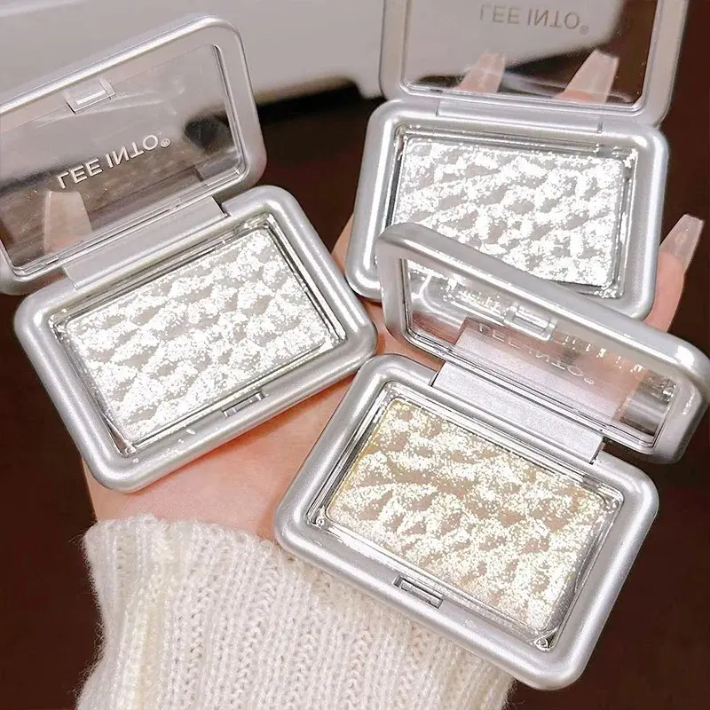 LEEINTO Dream Wave Highlighter Powder - Shimmer Pearl Glow Face & Body Cheekbones Contour Blush Natural Long-Lasting Makeup